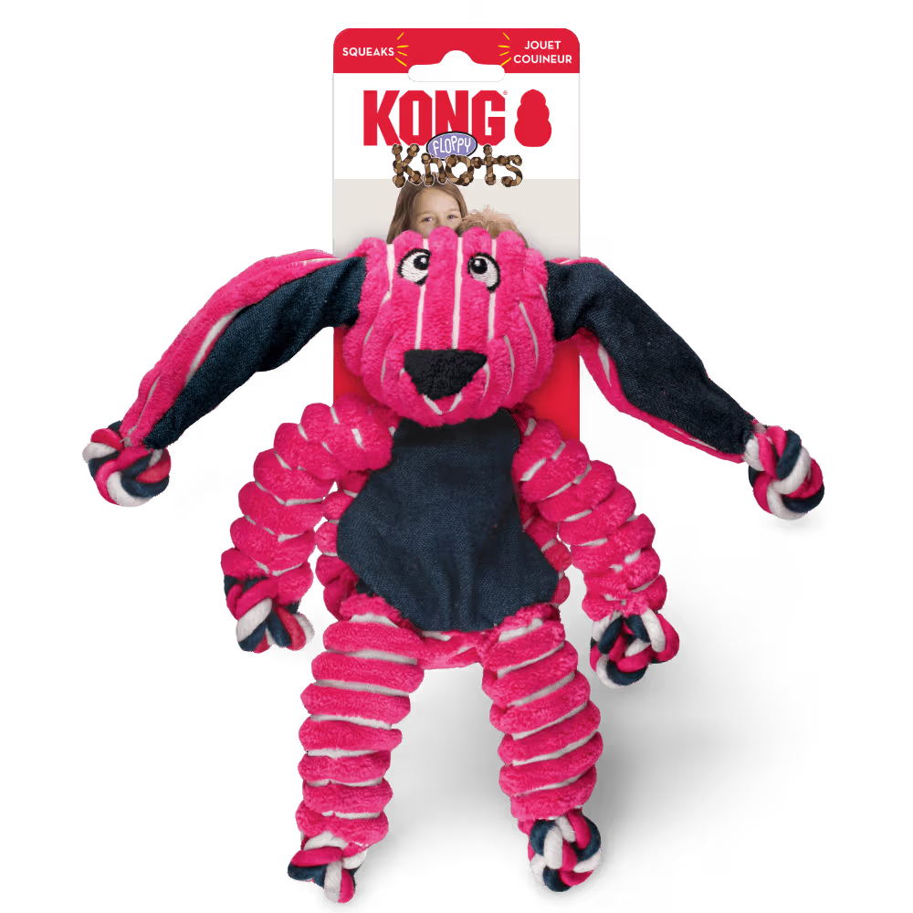 KONG Dog Toy Floppy Knots Bunny