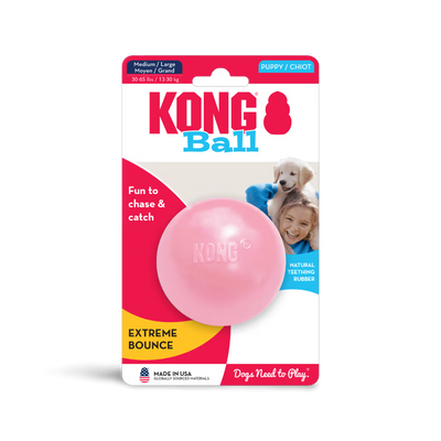KONG Dog Toy Puppy Ball Assorted Color Small/Medium
