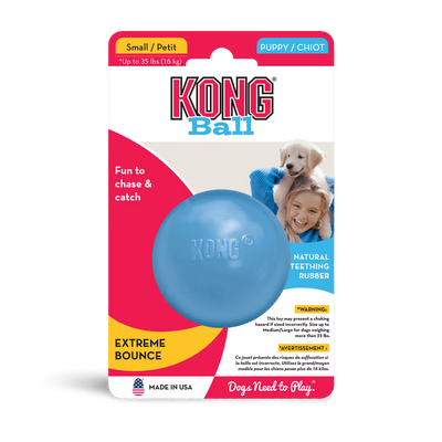 KONG Dog Toy Puppy Ball Assorted Color Small/Medium