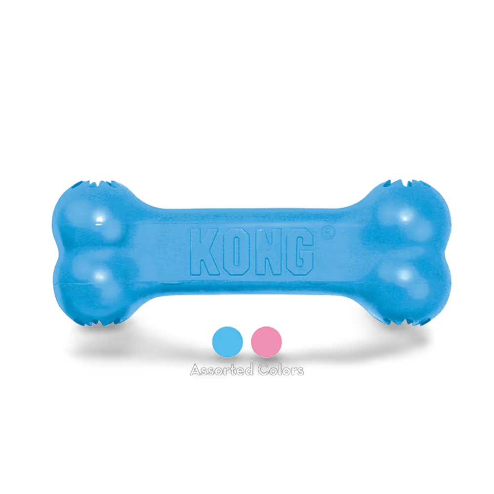 KONG Dog Toy Puppy Goodie Bone Small Assorted Color