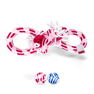 KONG Dog Toy Puppy Rope Tug Assorted Color Medium