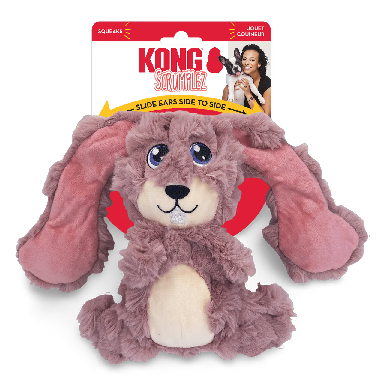 KONG Dog Toy Scrumplez Bunny Medium