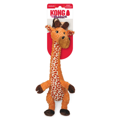 KONG Plush Dog Toy Shakers Luvs Giraffe Small