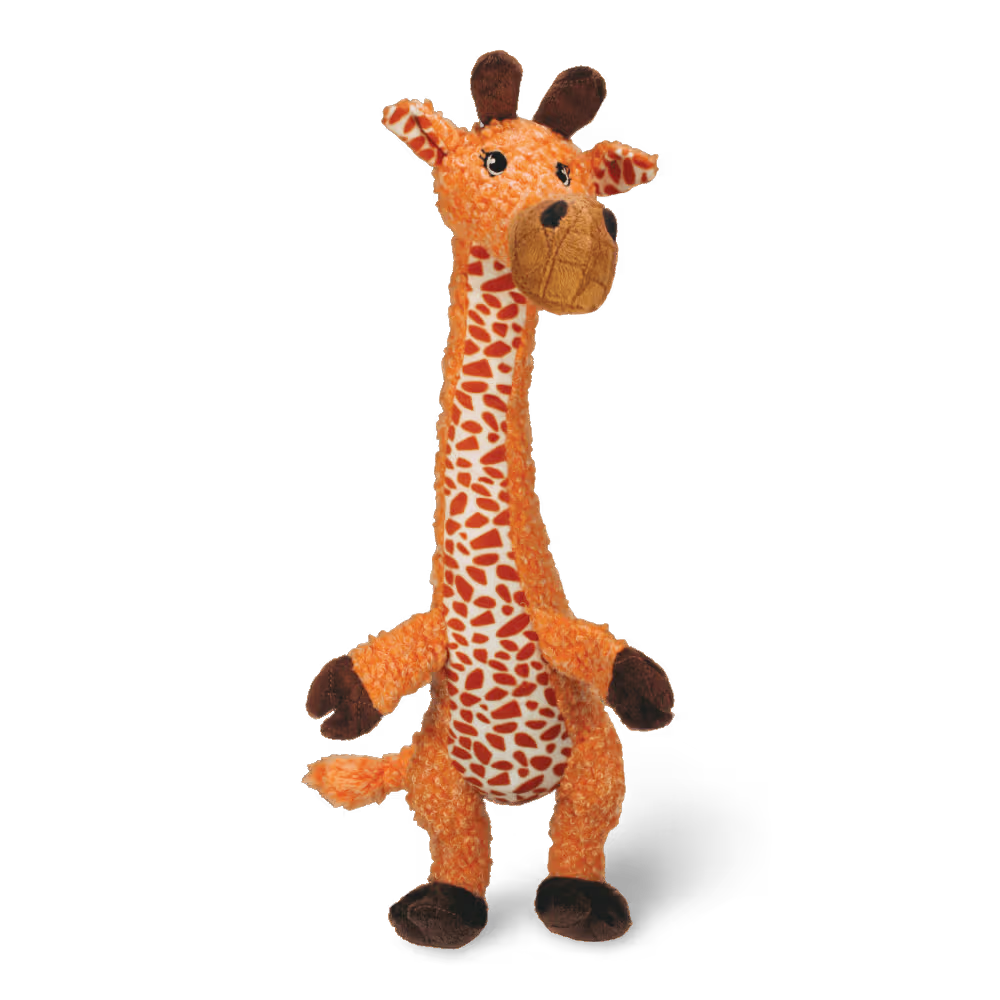 KONG Plush Dog Toy Shakers Luvs Giraffe Small