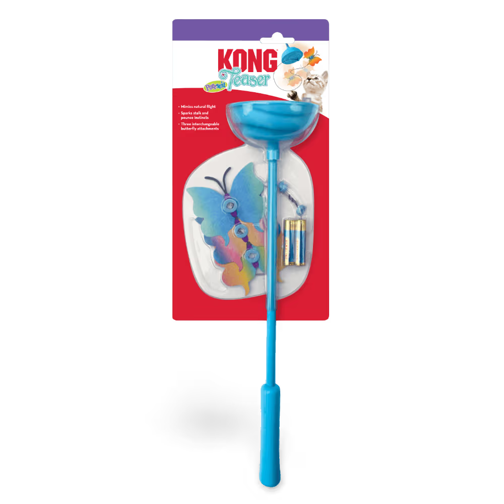 KONG Cat Toy Teaser Purrsuit Butterfly