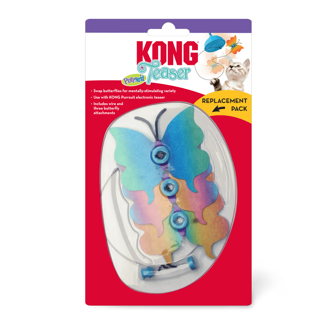 KONG Cat Toy Teaser Purrsuit Butterfly - Replacement Pack