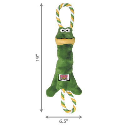 KONG Dog Toy Tugger Knots Frog Medium/Large