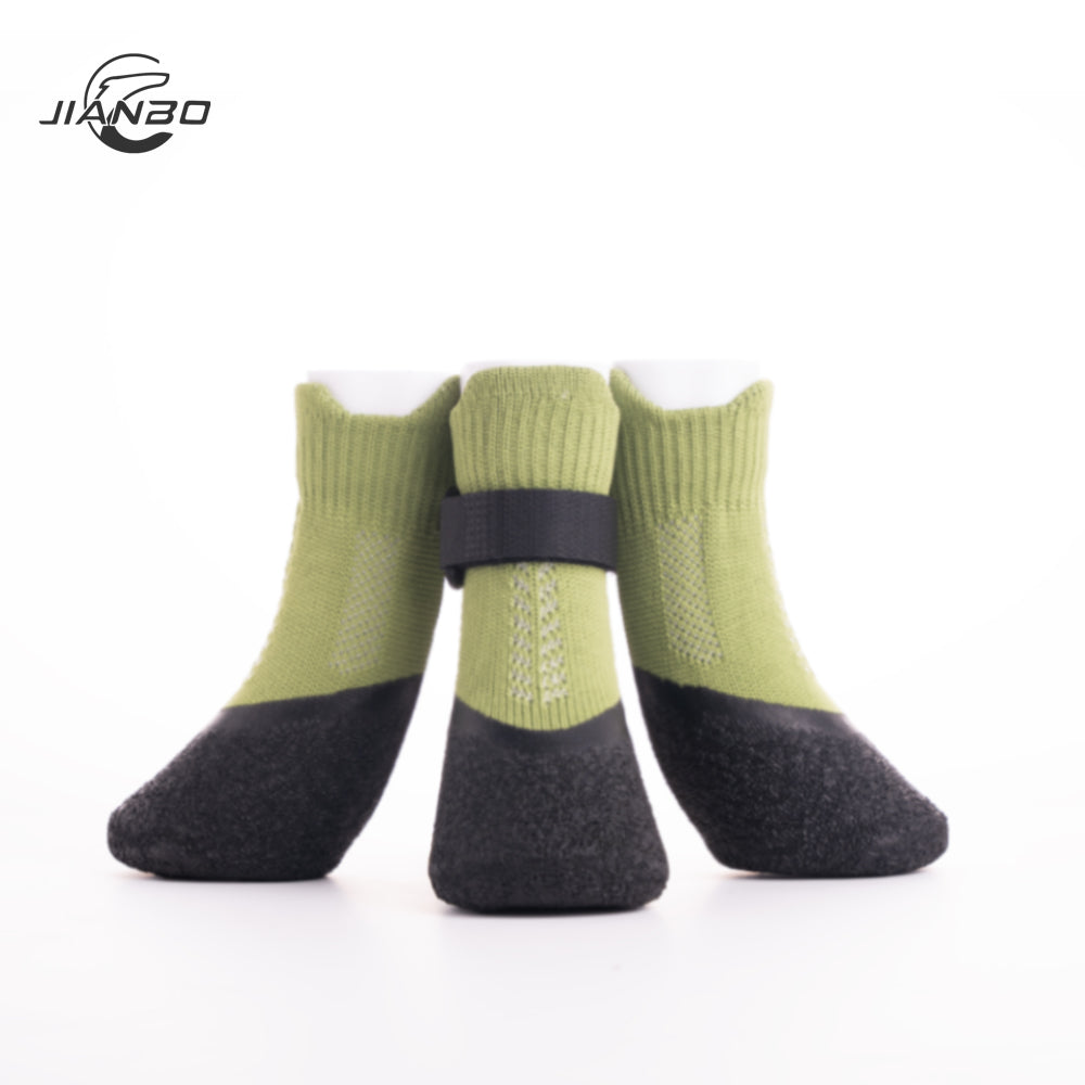 Jianbo 1 Pet Dog POD Running Shoes - 4 Shoes per Set