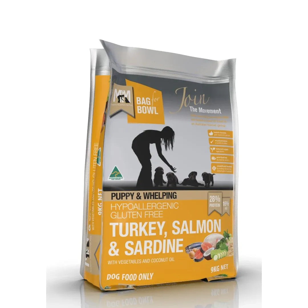 Meals for Mutts Gluten Free Dog Food Puppy Turkey, Salmon & Sardine