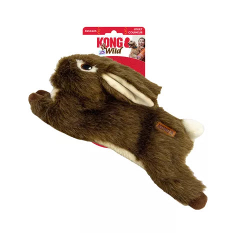 KONG Dog Toy Wild Low Stuff Rabbit Medium