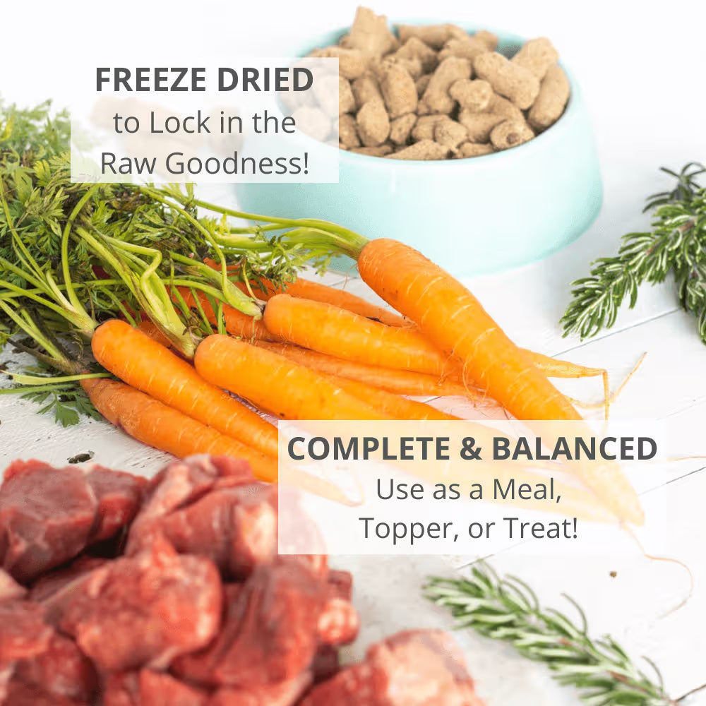 The New Zealand Natural Woof Freeze Dried Dog Food Wild Venison 280g