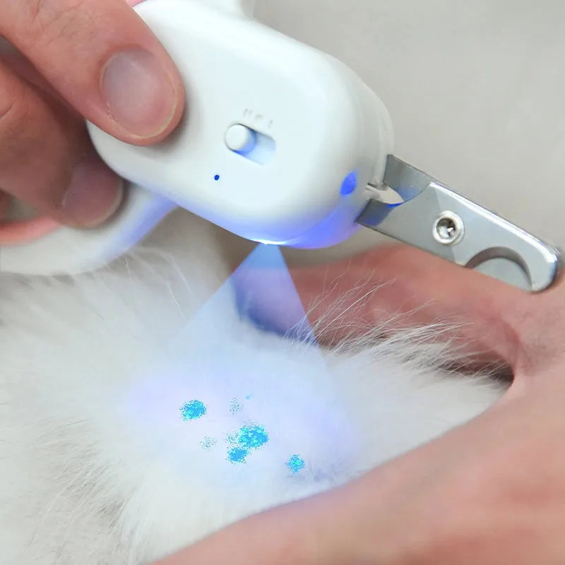 PAKEWAY Cat Nail Clipper With Led - Pink