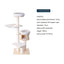 HONEYPOTCAT Solid Wood 4-Layer Solid Wood Cat Tree 180cm