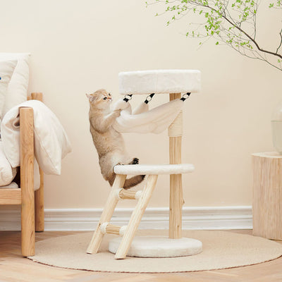 PetsBelle Devotion Solid Wood Cat Tree PS841