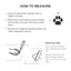 Jianbo 1 Pet Dog POD Running Shoes - 4 Shoes per Set