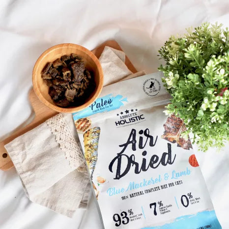 Absolute Holistic Air Dried Cat Food | Lamb & Blue Mackerel 500g