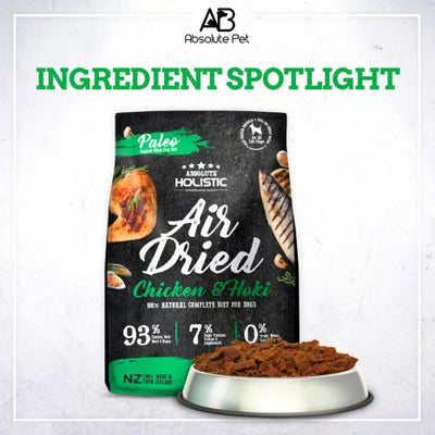 Absolute Holistic Air Dried Dog Food | Chicken and Hoki 1Kg