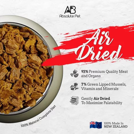 Absolute Holistic Air Dried Dog Food | Chicken and Hoki 1Kg