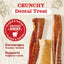 Natural Farm Dog Treat 3" Beef Trachea Chews 12Pack