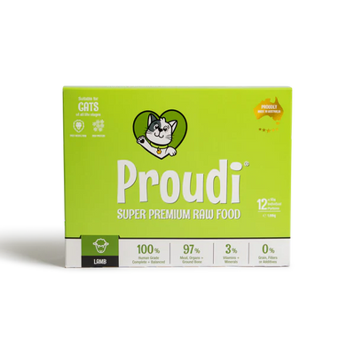 Proudi Cat Raw Food - Lamb 1.08kg