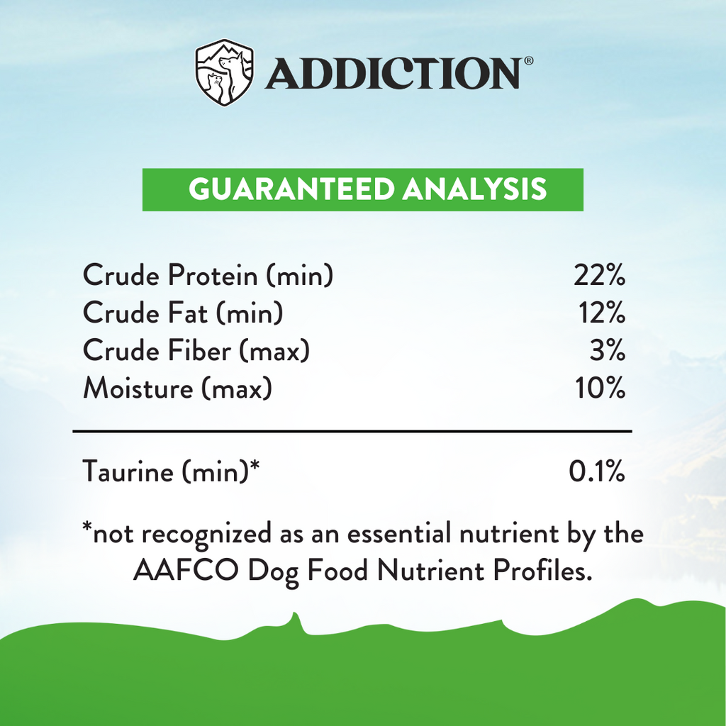 Addiction Air Dried Dog Food Raw Alternative Herbed Lamb And Potatoes Dinner 910g