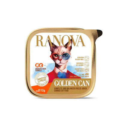 RANOVA Cat Wet Food - Golden Can Chicken & Duck 12g