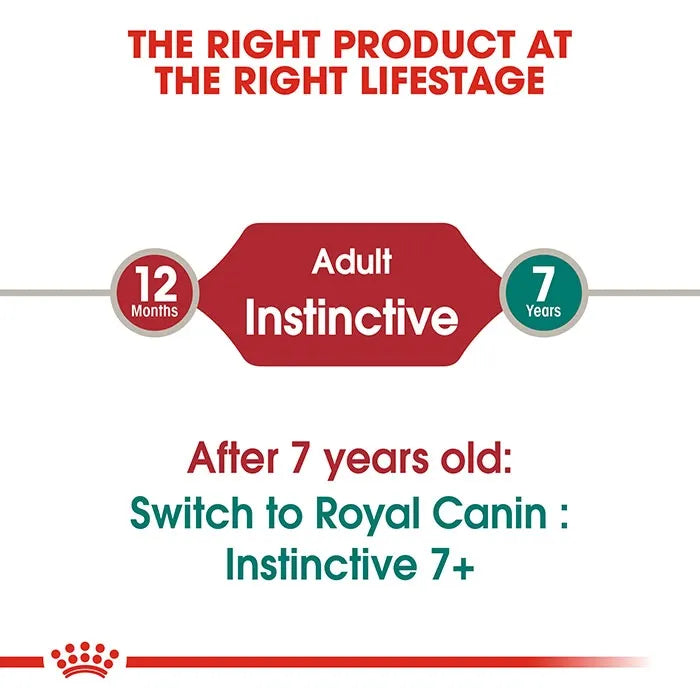 ROYAL CANIN Instinctive Gravy Adult Wet Cat Food 85g x 12