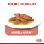 ROYAL CANIN Indoor Gravy Adult Wet Cat Food 85g x 12