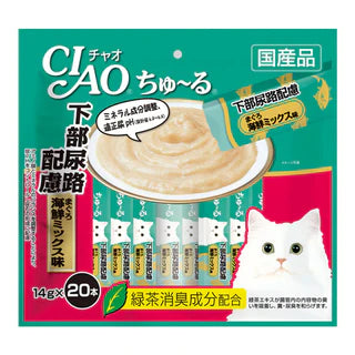 CIAO Urinary Care Tuna Seafood Mix Wet Cat Treat (20pcs)