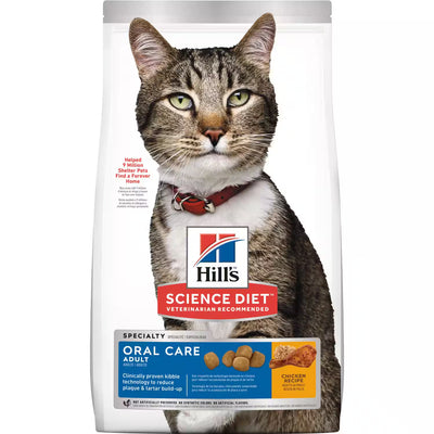 Hill's Science Diet Adult Cat Food Oral Care Chicken Recipe