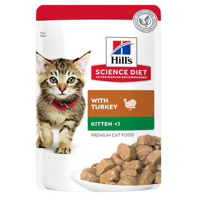 Hill's Science Diet Kitten Cat Wet Food Turkey 85g X 12