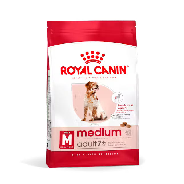 ROYAL CANIN Adult Dry Dog Food Medium Mature Adult 7+ 15kg