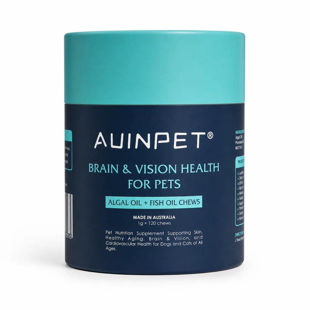 AUINPET BRAIN & VISION HEALTH - Algal Oil + Fish Oil Chews