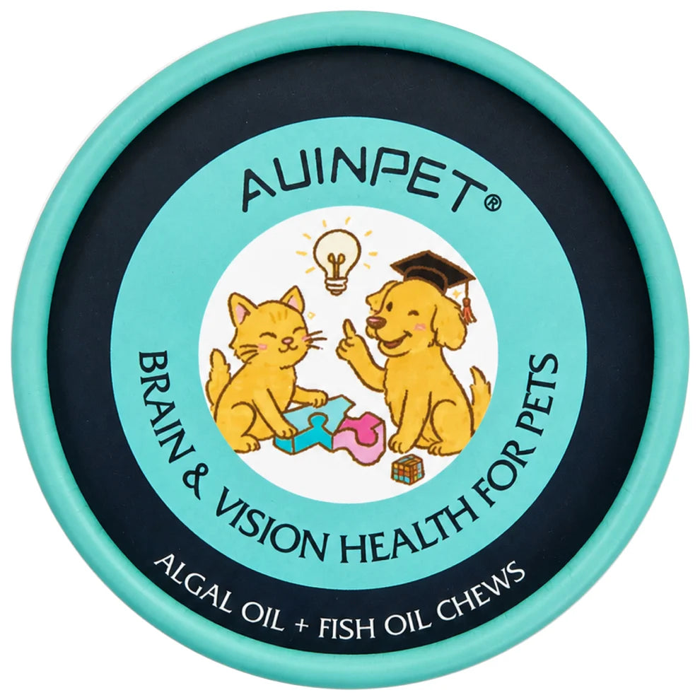 AUINPET BRAIN & VISION HEALTH - Algal Oil + Fish Oil Chews