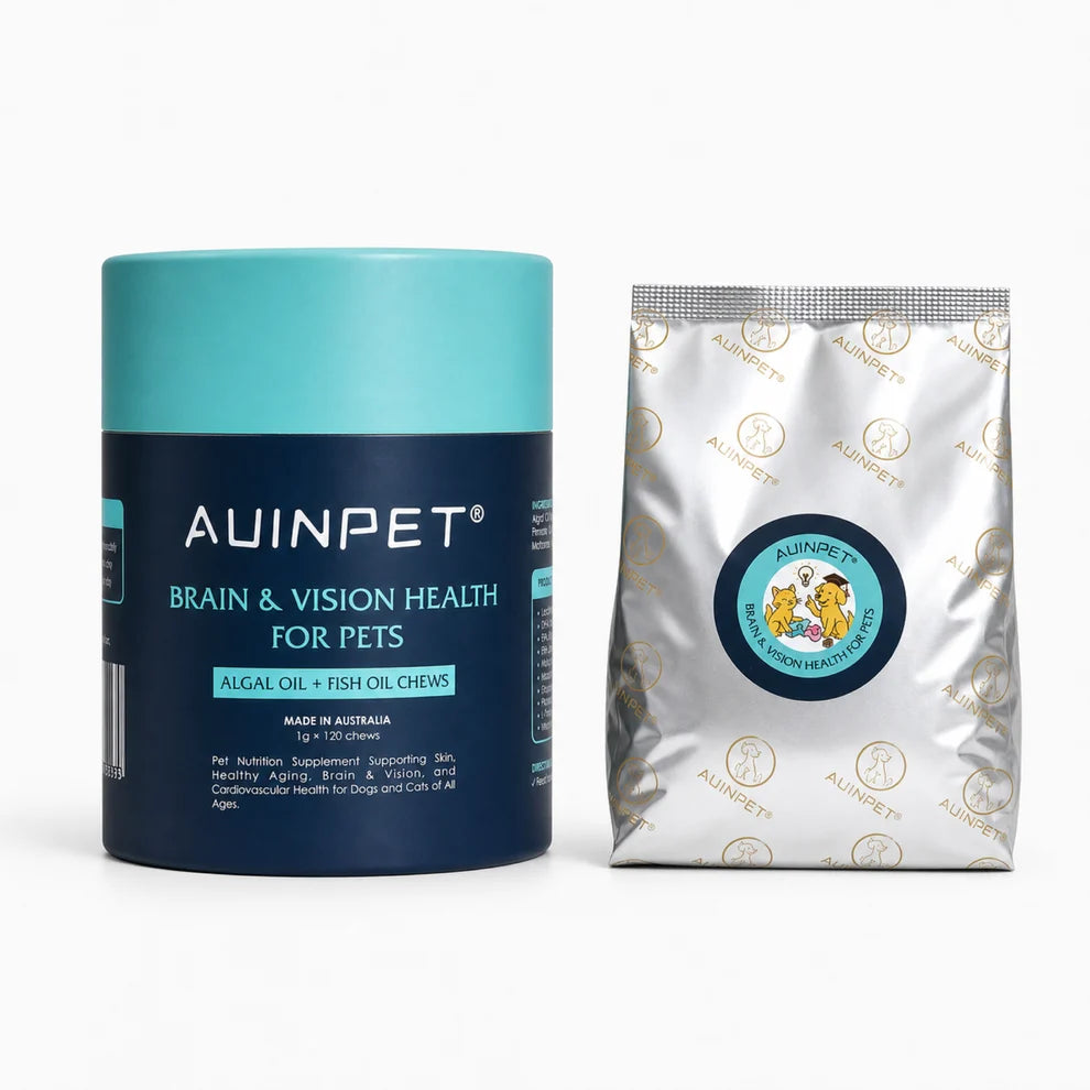 AUINPET BRAIN & VISION HEALTH - Algal Oil + Fish Oil Chews
