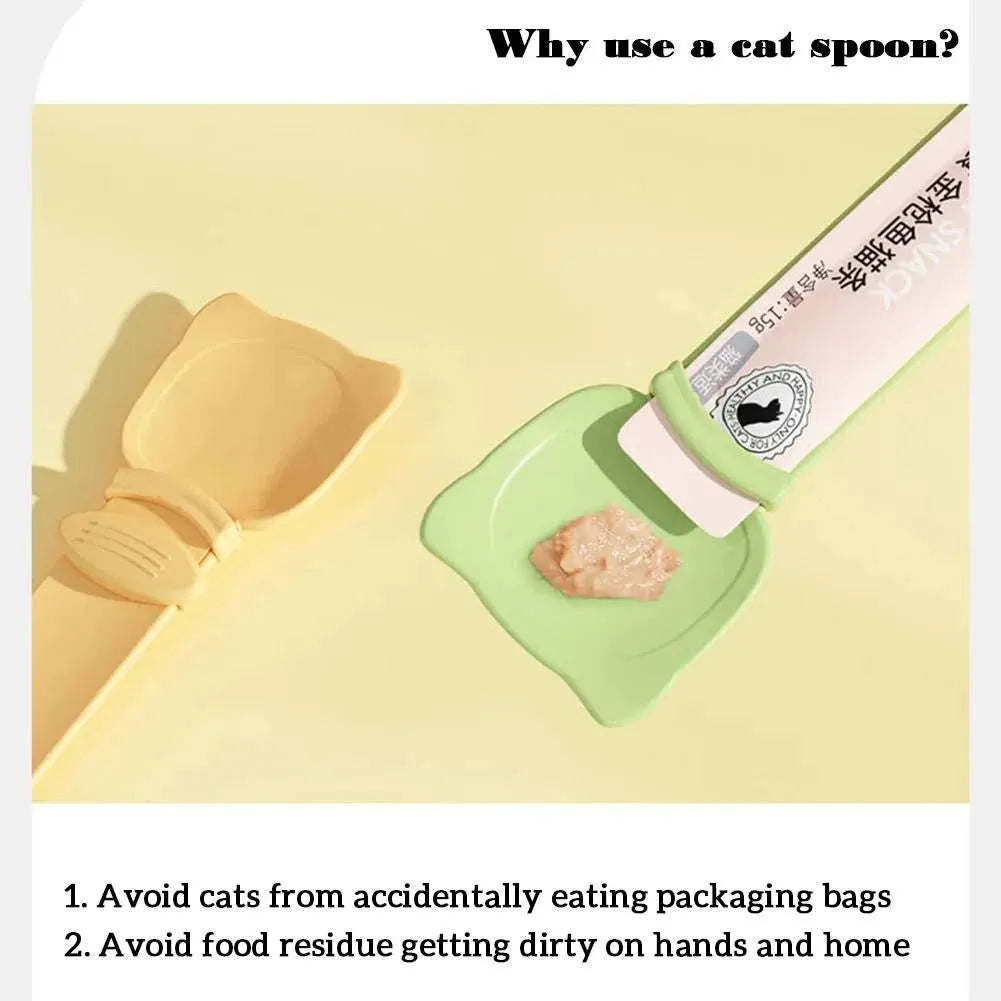 Reusable Squeeze Spoon For Cat Churu Treats