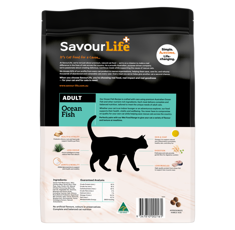 SavourLife Adult Cat Dry Food Ocean Fish