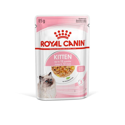 ROYAL CANIN Kitten Wet Cat Food in Jelly 85g*12