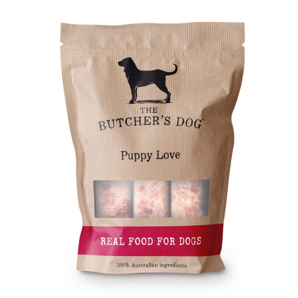 The Butcher's Dog | Raw Food Puppy Love: Beef and Chicken + Vegetables 1.5Kg