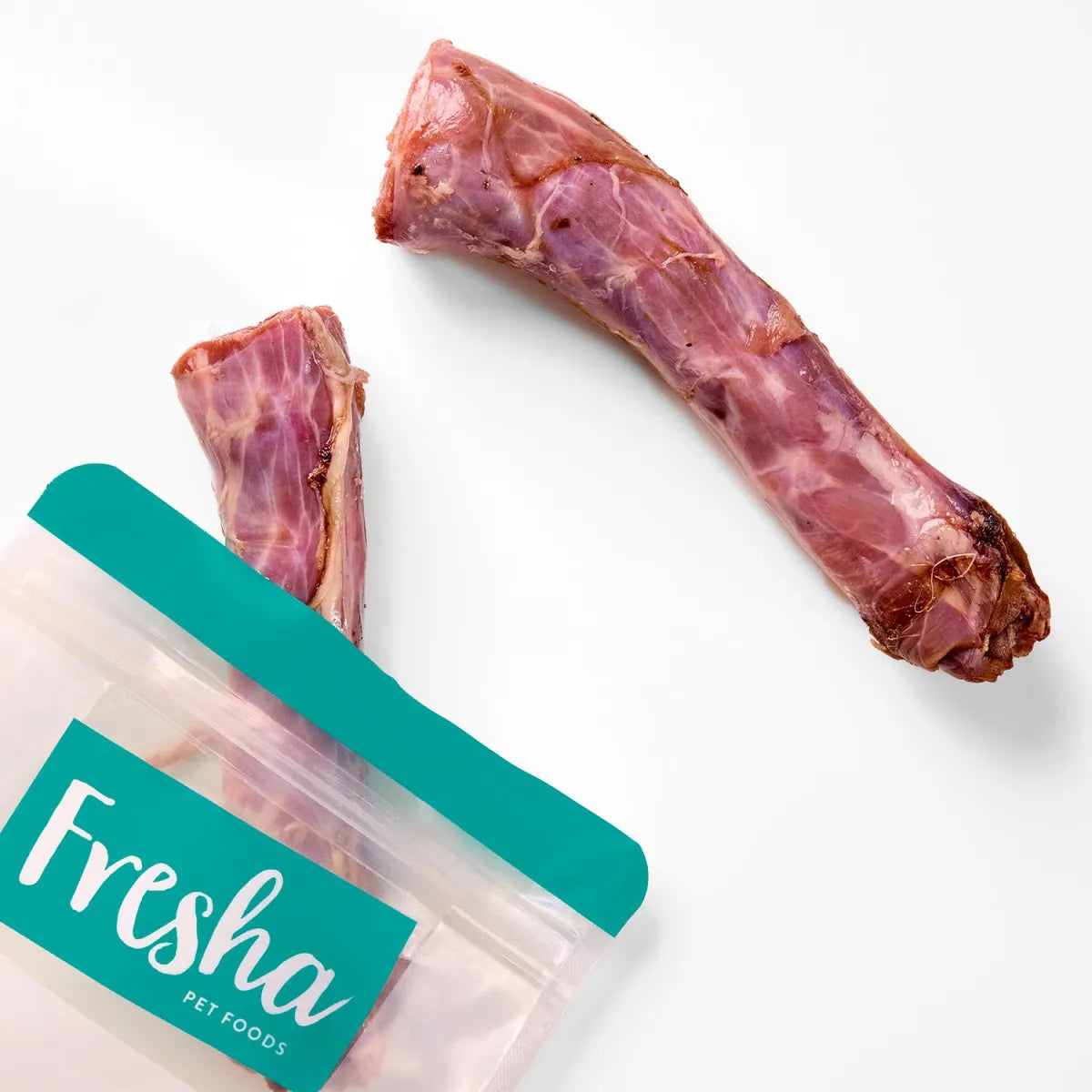 Fresha Frozen Turkey Neck Bone Chews 2 pack