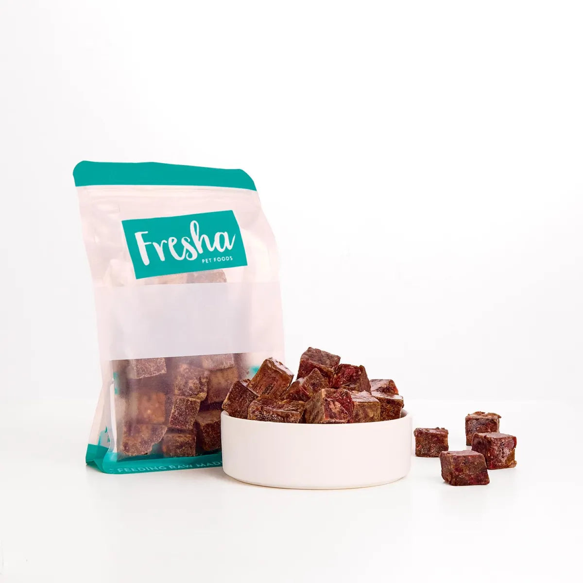 Fresha Frozen Kangaroo Organ Blend Cubes For Dogs & Cats 500g