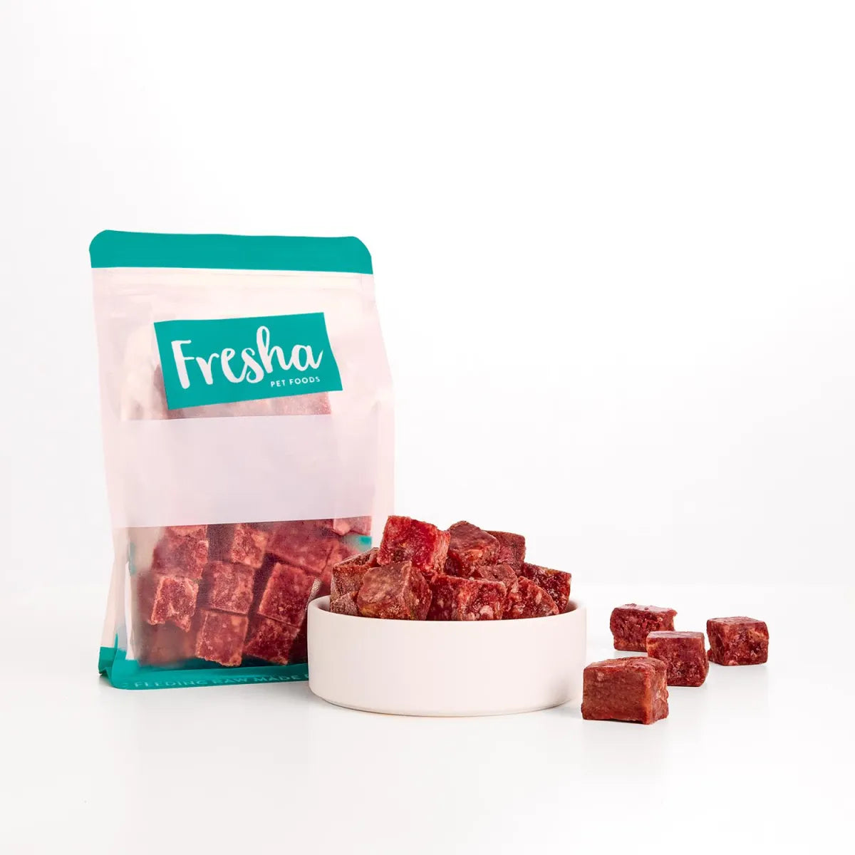 Fresha Frozen Chicken Organ Blend Cubes For Dogs & Cats 500g