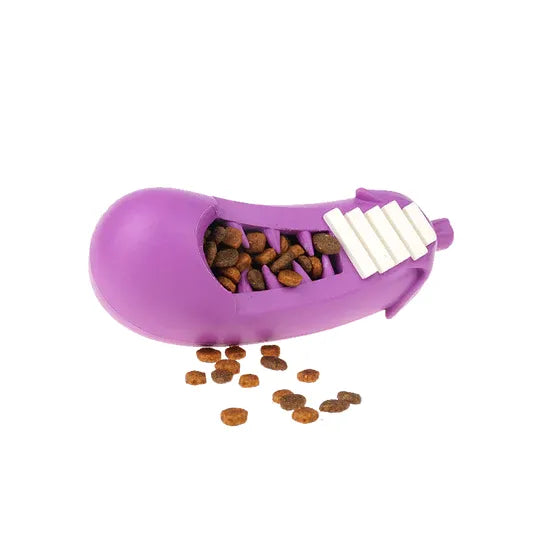 PETOPIA Ultra Tough Dog Toy Stuffed Eggplant