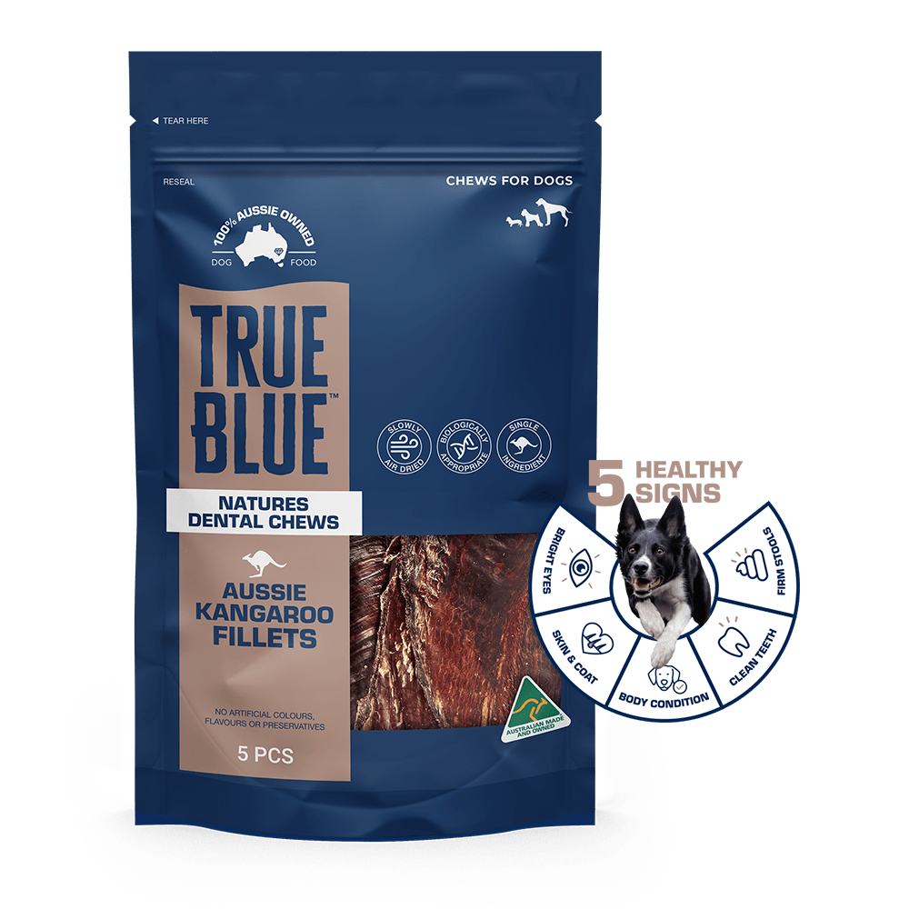 True Blue Air Dried Treats Aussie Kangaroo Fillets 5PK