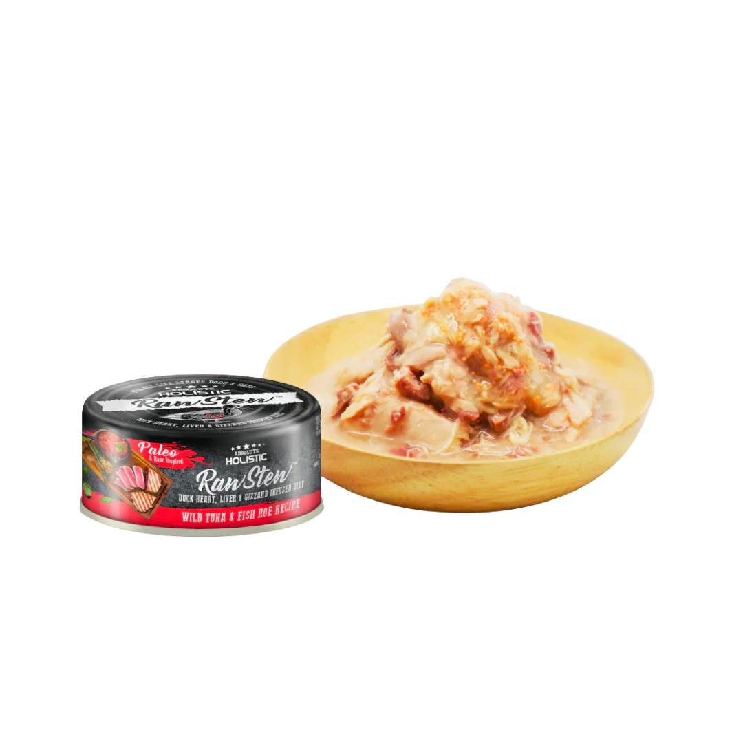 Absolute Holistic Wet Cat & Dog Food Raw Stew | Tuna & Fish Roe