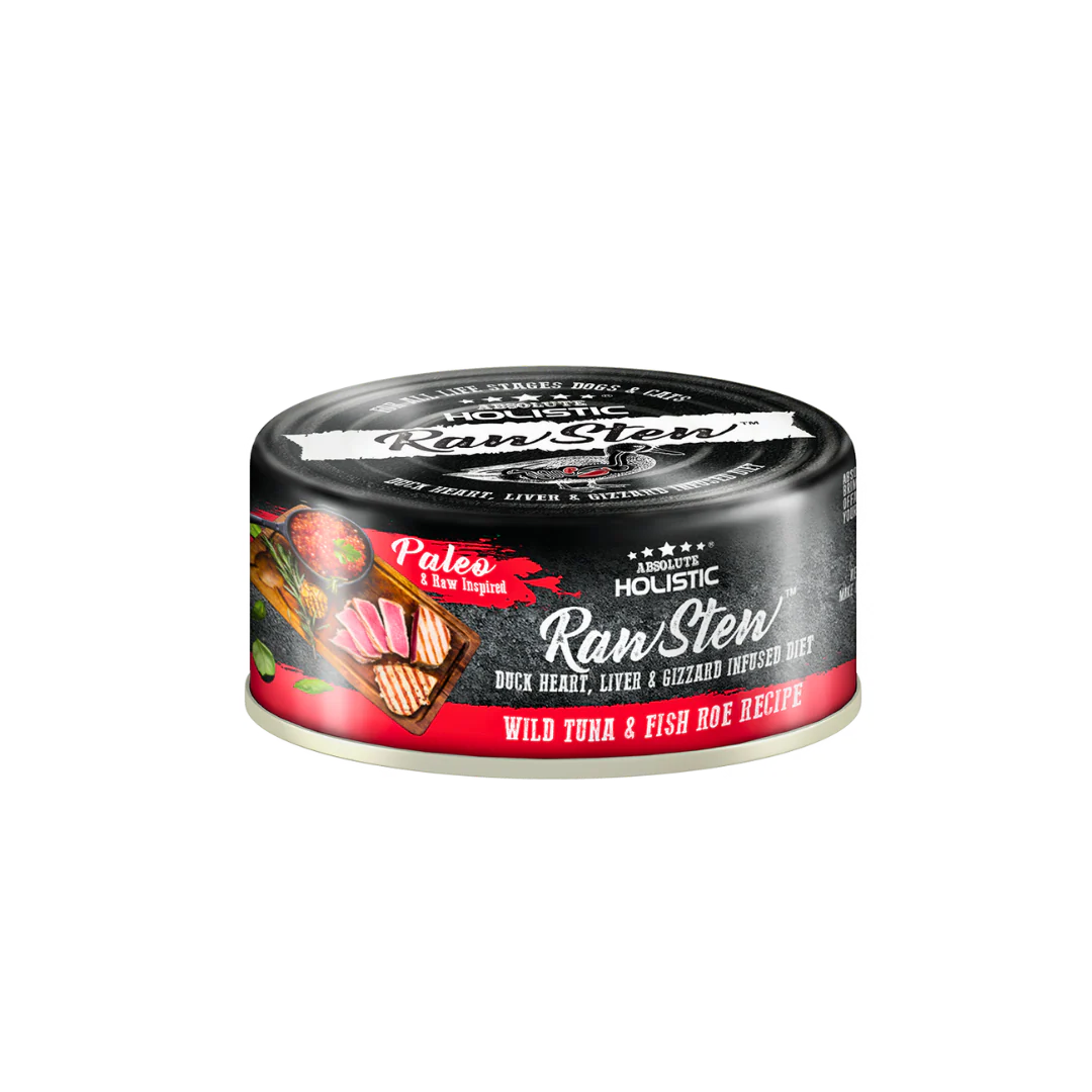 Absolute Holistic Wet Cat & Dog Food Raw Stew | Tuna & Fish Roe