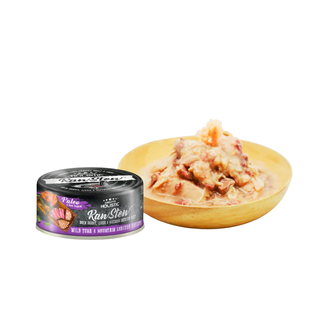 Absolute Holistic Wet Cat & Dog Food Raw Stew | Tuna & Lobster