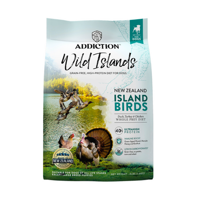 Addiction Dog Dry Food Wild Islands Island Birds