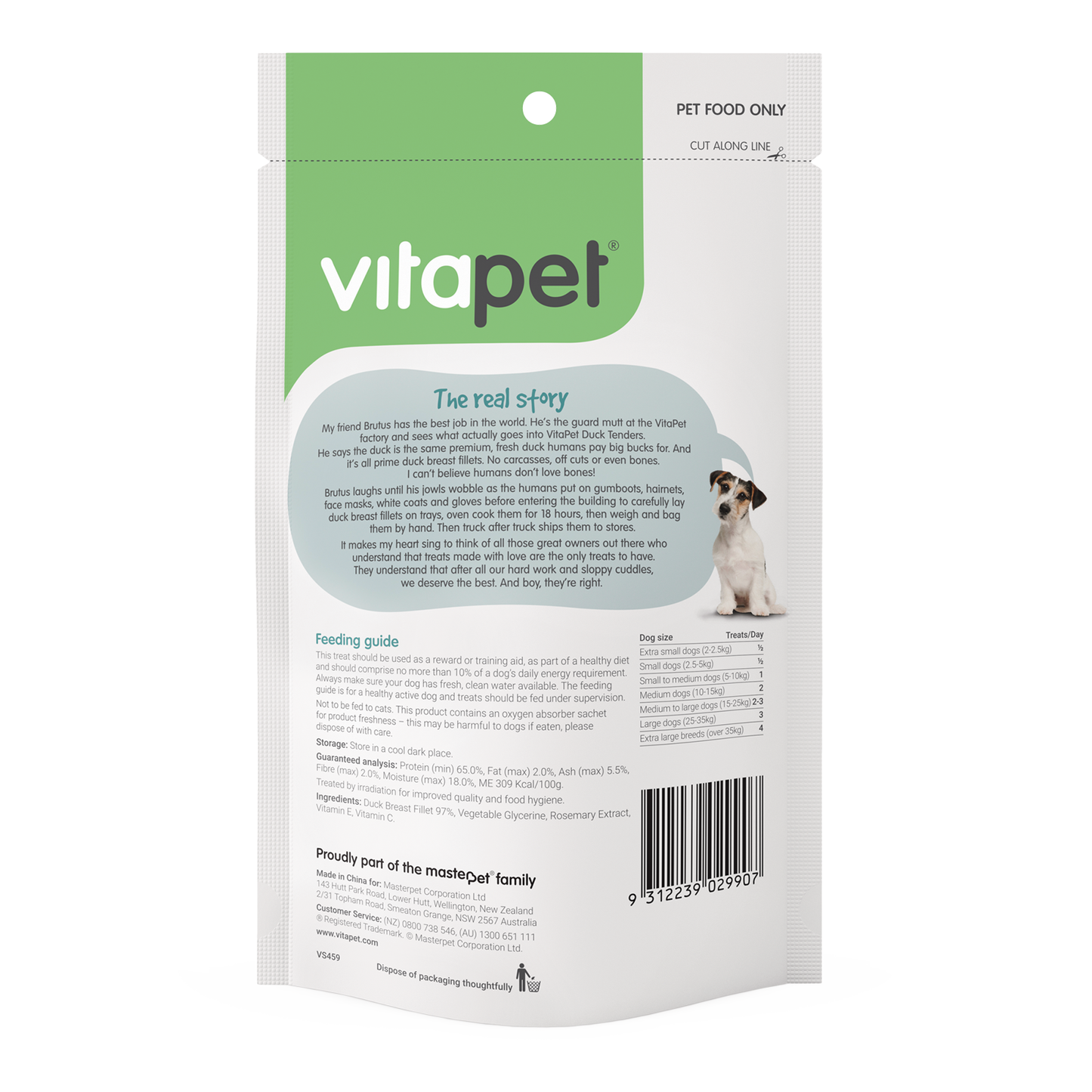Vitapet Dog Treats Duck Tenders