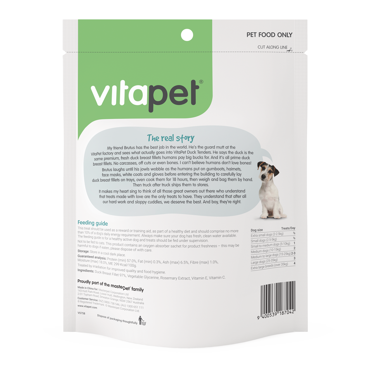 Vitapet Dog Treats Duck Tenders